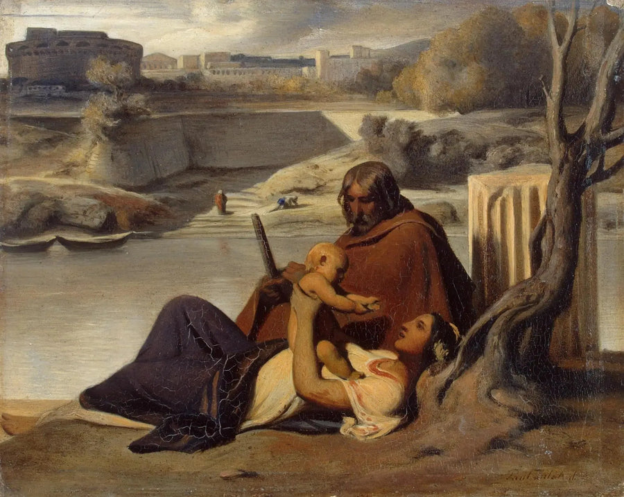 ティベル川の岸辺の休息 - ポール・ドラロッシュ

Source:
Repos sur les rives du Tibre - Paul Delaroche