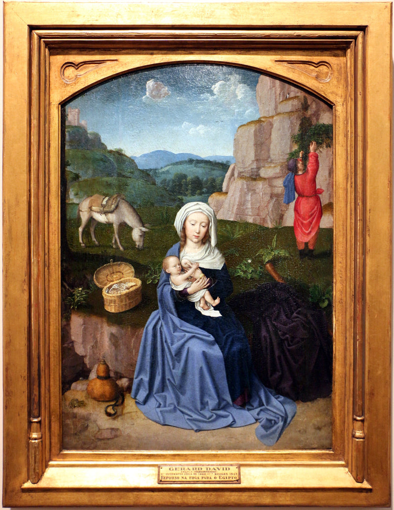 エジプトへのフライト中に休憩を - ジェラール・デイヴィッド