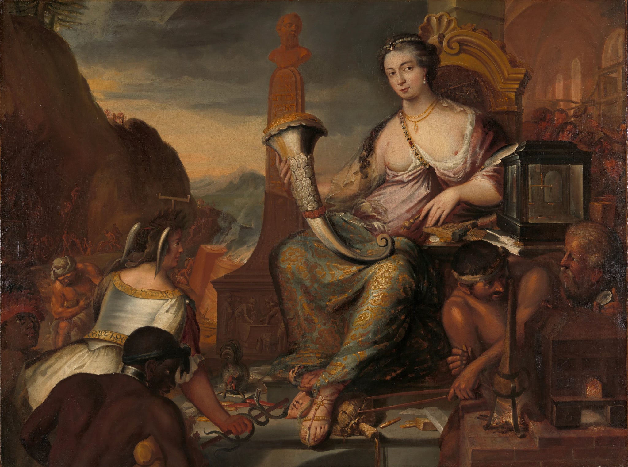Représentation typique du système de pièces - Romeyn de Hooghe