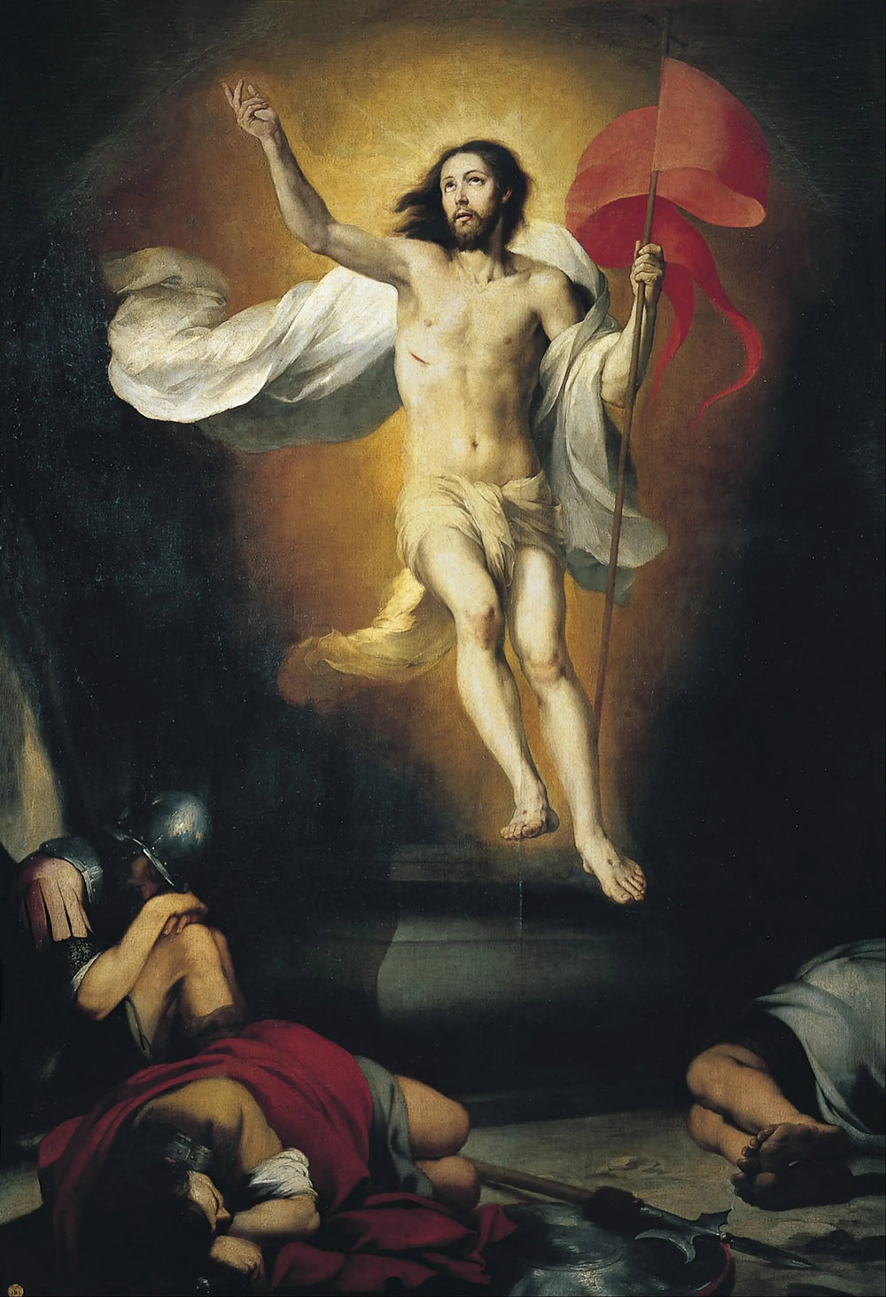Resurrección del Señor - Bartolomé Esteban Murillo image 1 copie peinte à la main à l’huile