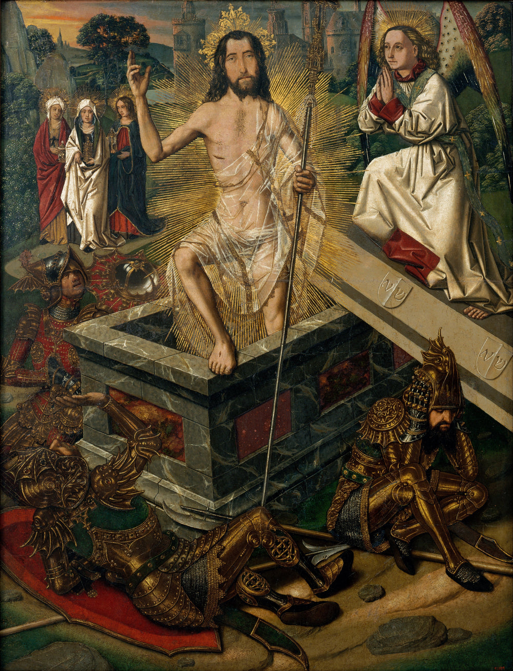 Résurrection du Christ - Bartolomé Bermejo image 1 reproduction d’œuvre d’art à l’huile