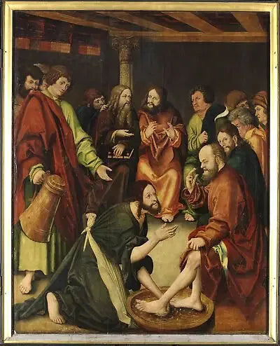 ツヴィッカウ聖カタリナ教会の祭壇画【中央パネル】 - ルーカス・クラナッハ老年