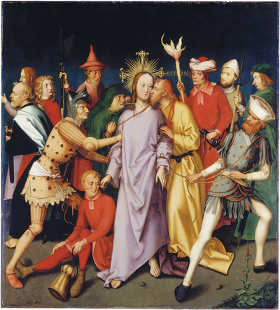 Retable dominicain de Francfort: L’arrestation du Christ - Hans Holbein the Elder - Alpha Reproduction