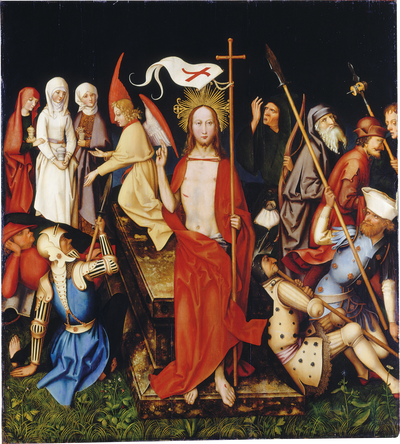 Retable dominicain de Francfort: Résurrection - Hans Holbein the Elder - Alpha Reproduction