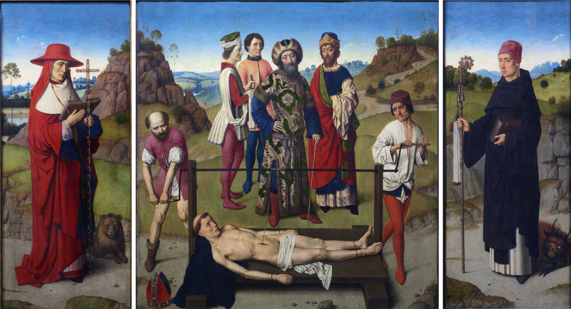 聖エラスムスの殉教者の祭壇画 - ダーク・ブーツ