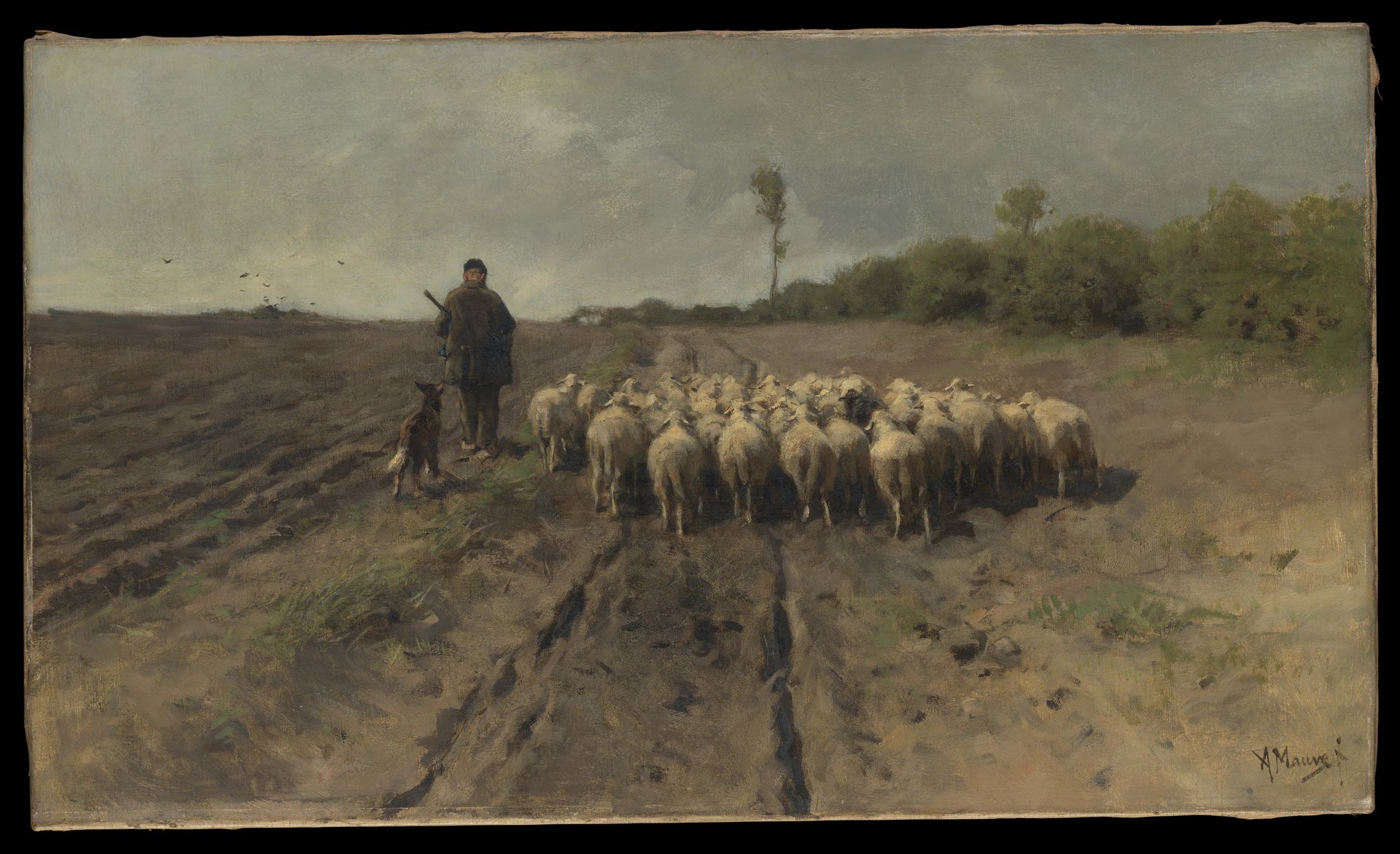 Le Retour au bercail - Anton Mauve