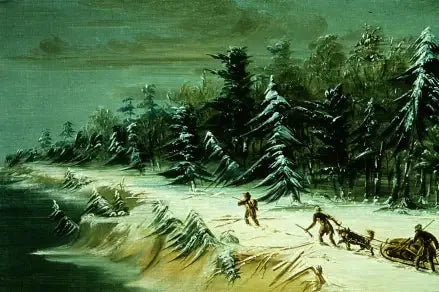 フロントナック要塞へのそりでの帰還。1679年2月 - ジョージ・キャトリン

Source:
Retour au fort Frontenac en traîneau. Février 1679 - George Catlin