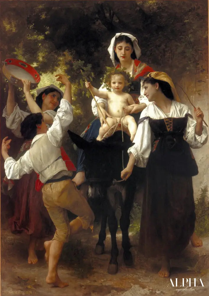 Retour de la Moisson - William Bouguereau Reproductions de tableaux à la peinture à l’huile