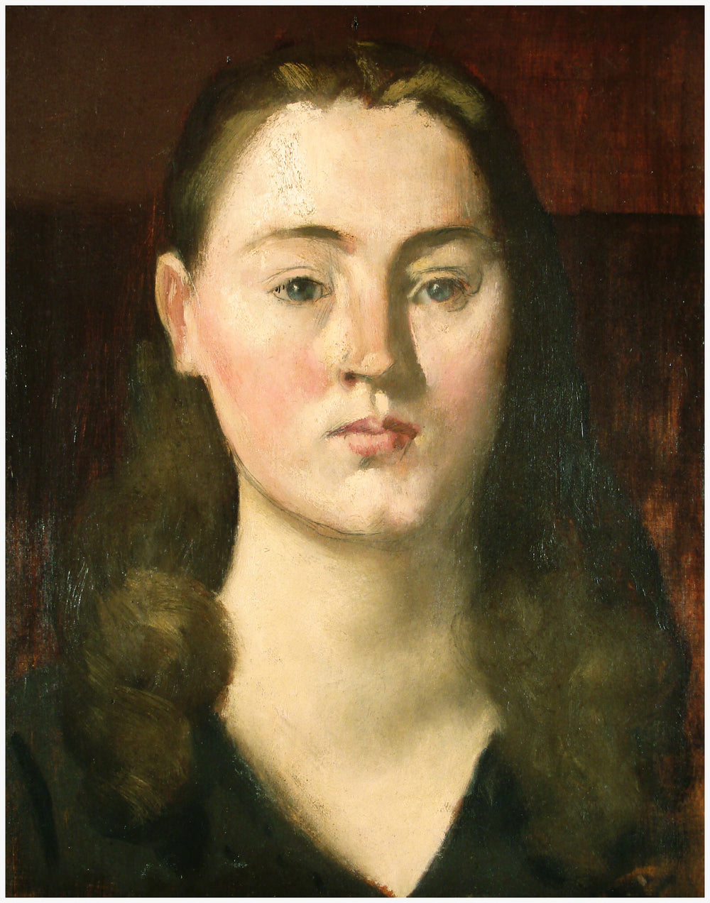Retrato de la Baronesa Lefèvre - Pierre Puvis de Chavannes image 1 reproduction artisanale de tableau