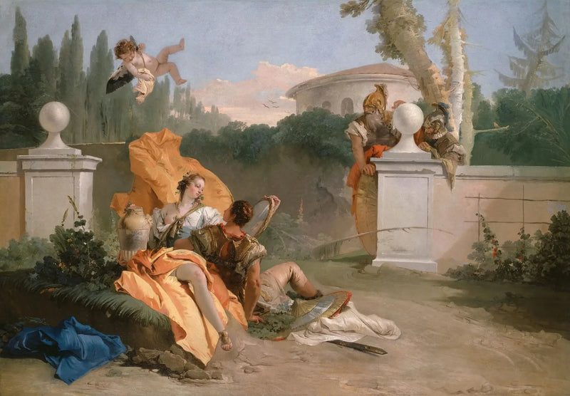 リナルドとアルミダの庭園 - ジョヴァンニ・バッティスタ・ティエポロ

Source:
Rinaldo et Armida dans son jardin - Giovanni Battista Tiepolo