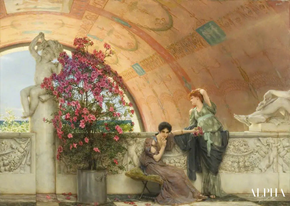 Rivaux inconscients - Lawrence Alma-Tadema - Reproductions de tableaux et peintures haut de gamme