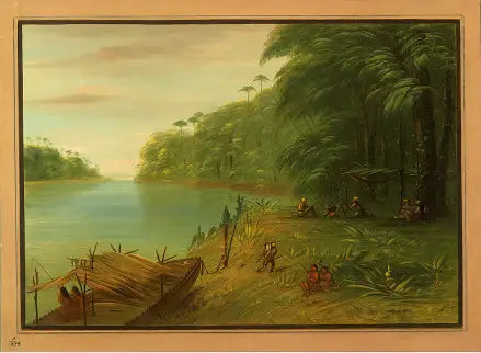 エッセクボ川沿い - ジョージ・キャトリン

Source:
Rive de l'Essequibo - George Catlin