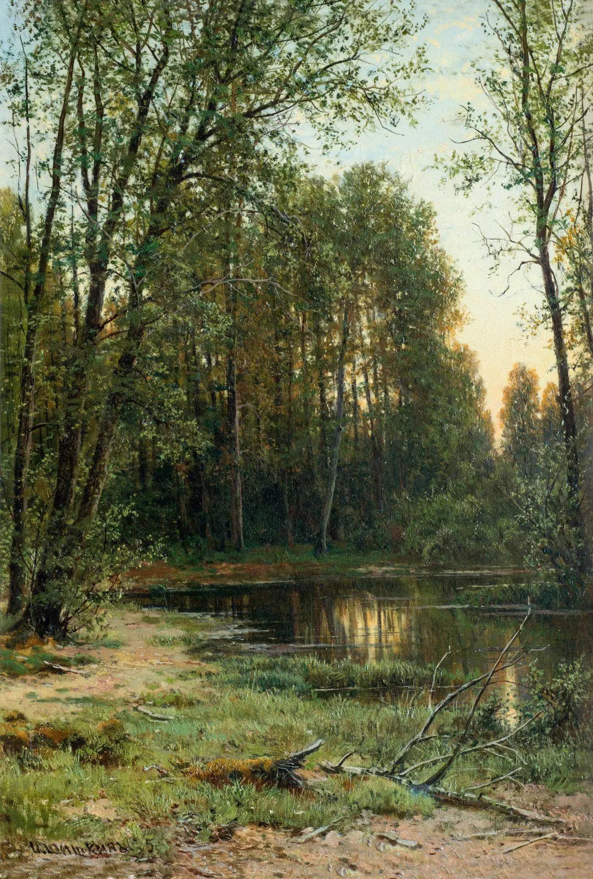 Rivière dans la forêt - Ivan Chichkine - Alpha Reproduction