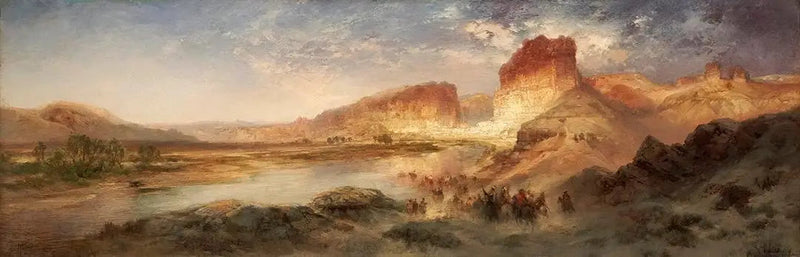 リヴィエール・ヴェルト、ワイオミング - トーマス・モラン

Source:
Rivière Verte, Wyoming - Thomas Moran