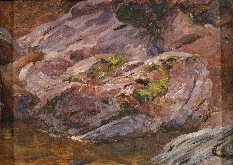 ピンク花崗岩の岩、フィンドホーン川 - フレデリック・レイトン

Source:
Rochers de granit rose, rivière Findhorn - Frederic Leighton