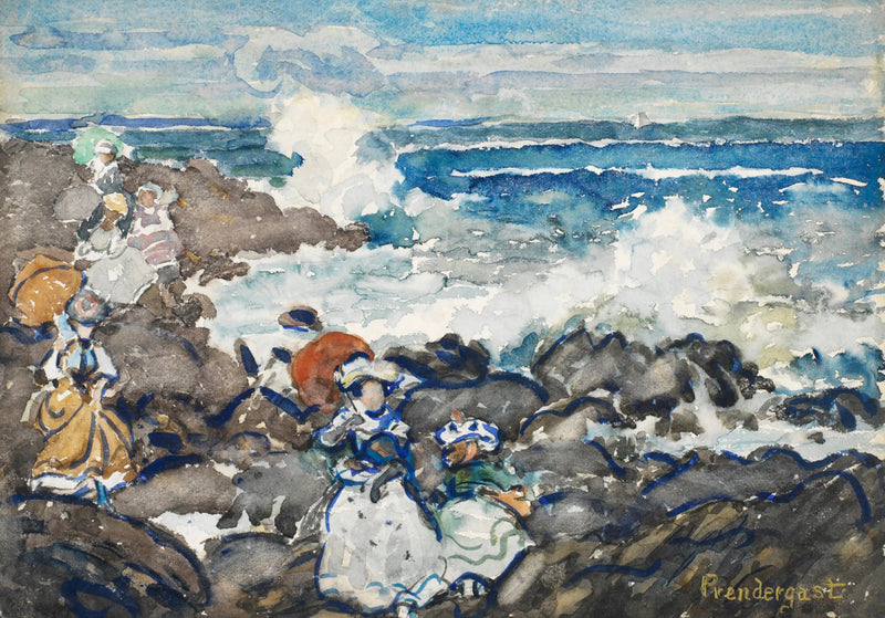 ロッシャーズ、波、そして人物 - モーリス・プリンダーギスト

Source:
Rochers, vagues et figures - Maurice Prendergast