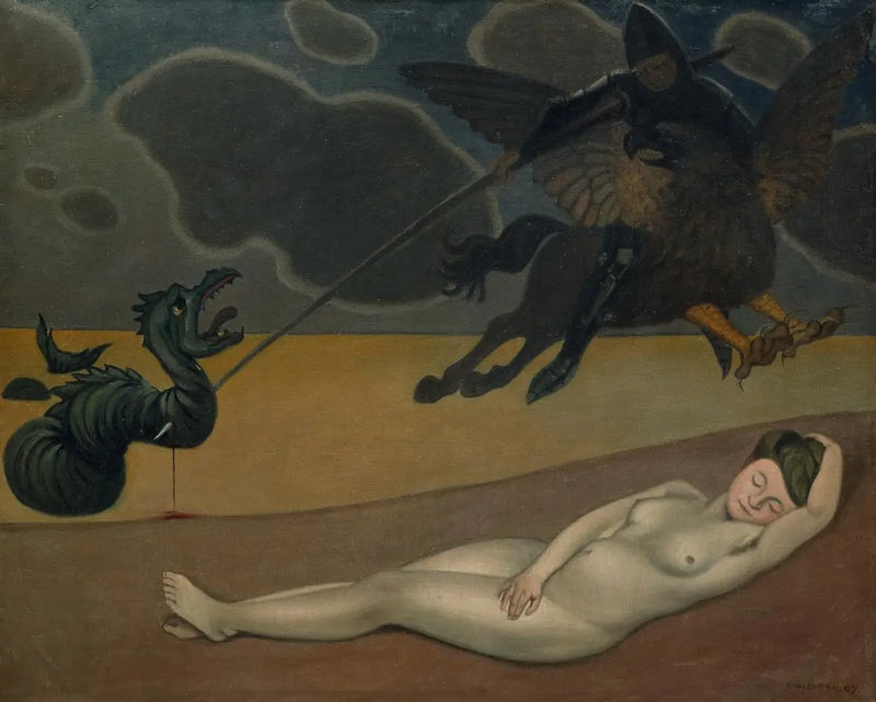 ロジャーがアンジェリークを届ける - フェリックス・ヴァロトン

Source:
Roger délivrant Angélique - Félix Vallotton