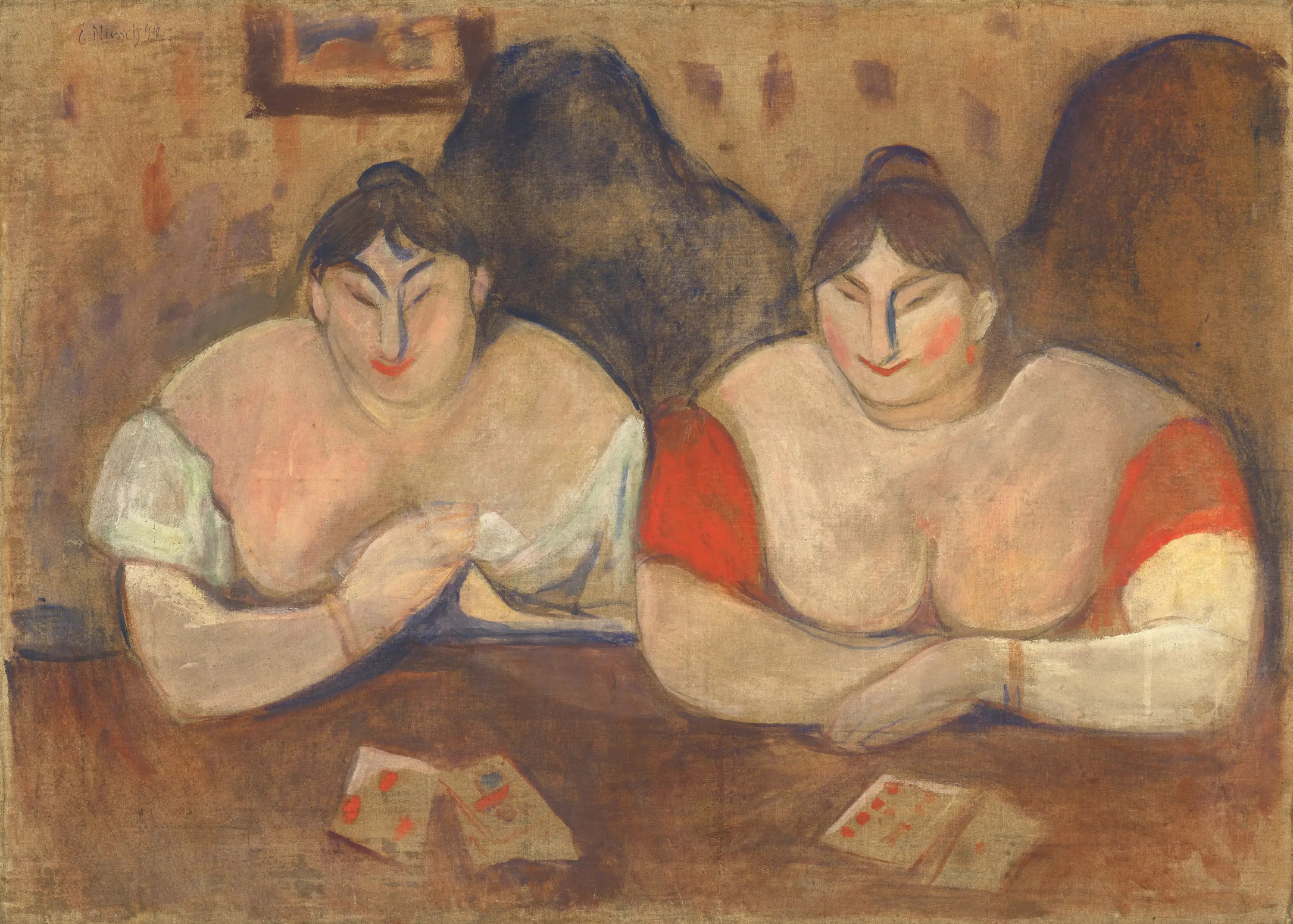 Rosa et Amélie - Edvard Munch image 1 reproduction réalisée par Alpha Reproduction