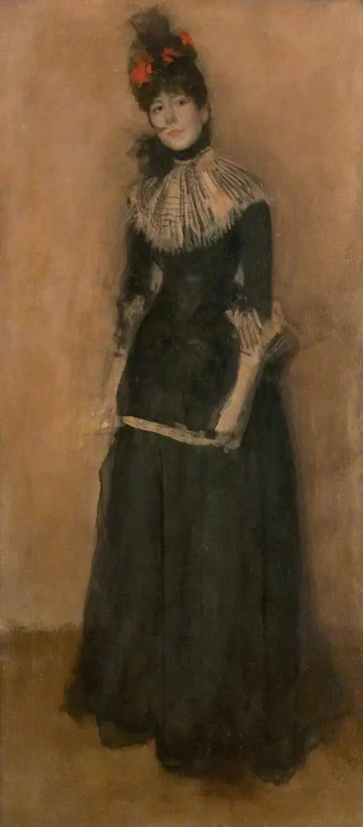 Rose et argent : La jolie mutine - James Abbott McNeill Whistler image 1 reproduction artisanale de tableau