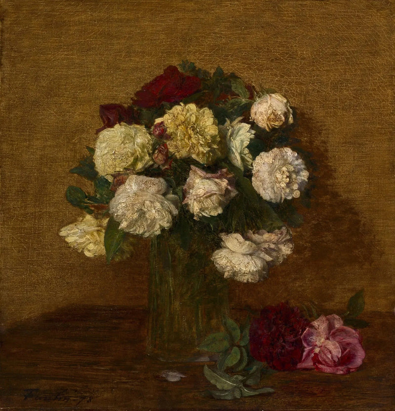 花瓶のバラ - アンリ・ファンタン＝ラトゥール

Source:
Roses dans un vase - Henri Fantin-Latour