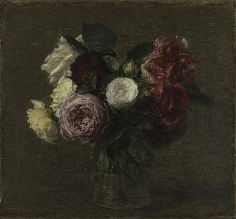 花瓶のバラ - アンリ・ファンタン＝ラトゥール

Source:
Roses dans un vase - Henri Fantin-Latour
