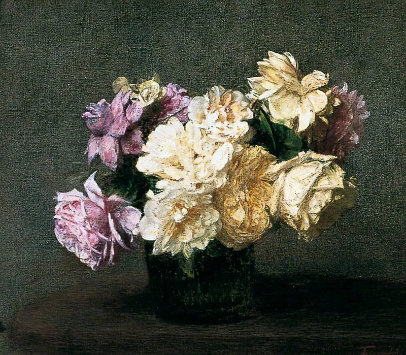 バラと黄色いバラ - アンリ・ファンタン＝ラトゥール

Source:
Roses roses et jaunes - Henri Fantin-Latour