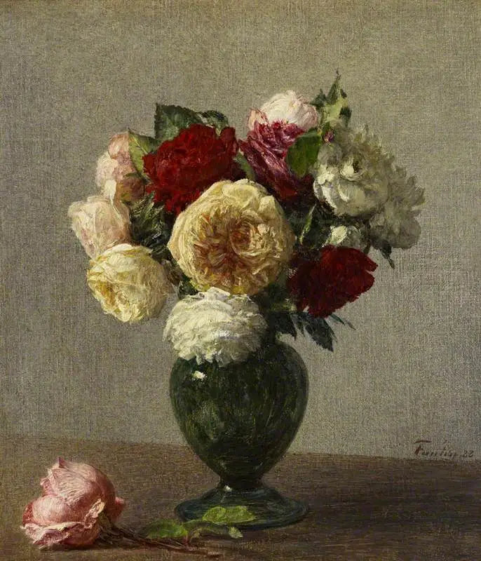 バラ - アンリ・ファンタン＝ラトゥール

Source:
Roses - Henri Fantin-Latour