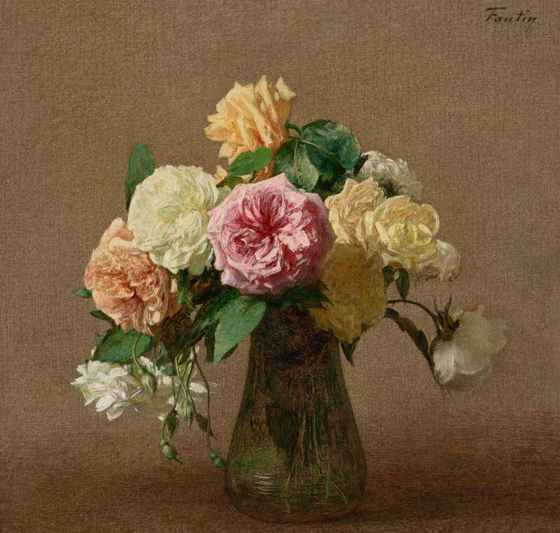 バラ - アンリ・ファンタン＝ラトゥール

Source:
Roses - Henri Fantin-Latour