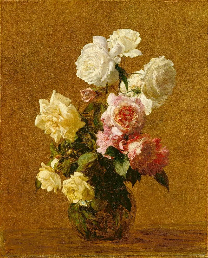 バラ - アンリ・ファンタン＝ラトゥール

Source:
Roses - Henri Fantin-Latour