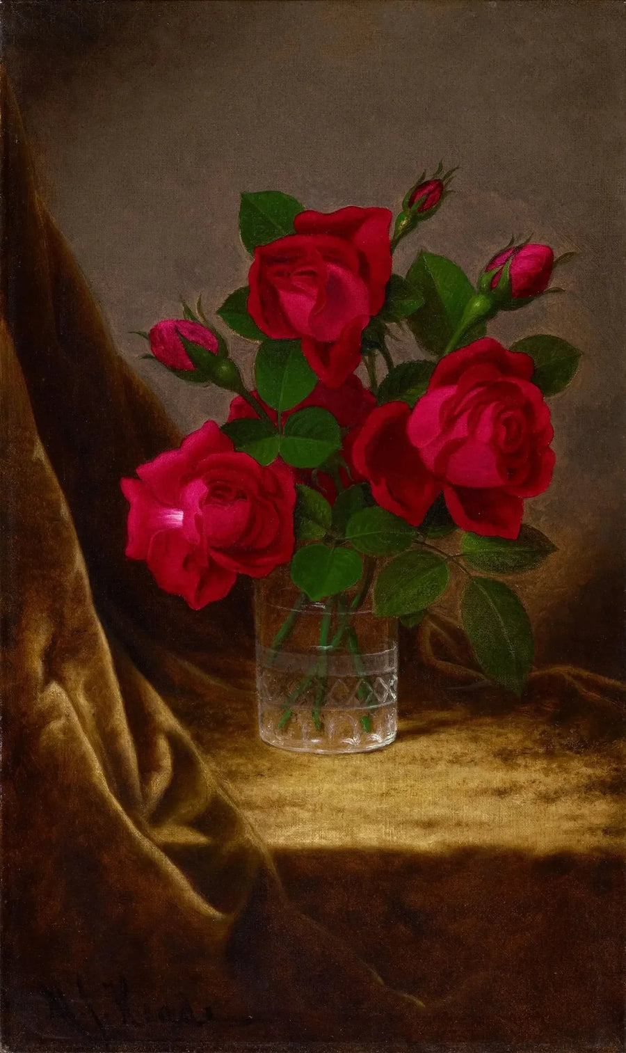 バラ ジャックマンノー - マーティン・ジョンソン・ヒード

Source:
Roses Jacqueminot - Martin Johnson Heade