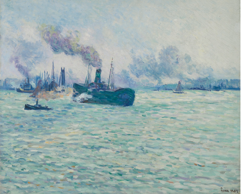 Rotterdam scène de port - Maximilien Luce - Alpha Reproduction