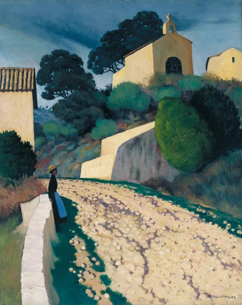 サンポール（ヴァール）へのルート - フェリックス・ヴァロトン

Source:
Route à St Paul (Var) - Félix Vallotton