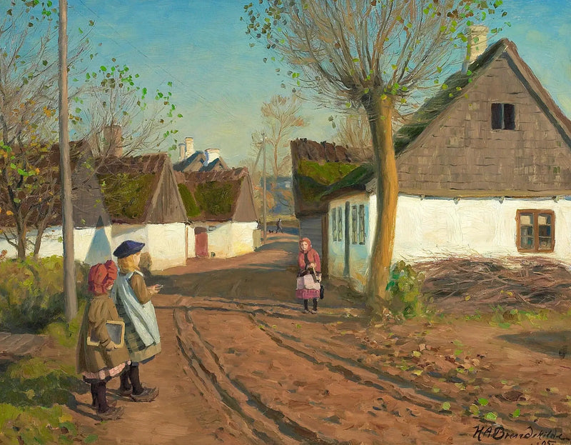 ゴーエン近くのアブデンネスを通るルート。 - H. A. ブレンデキルデ

Source:
Route à travers Abbednæs près de Gaunø. - H. A. Brendekilde