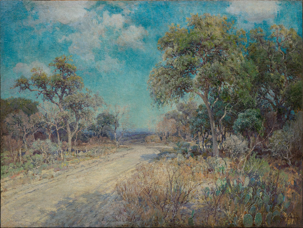 Route vers les collines - Julian Onderdonk image 1 copie peinte à la main à l’huile