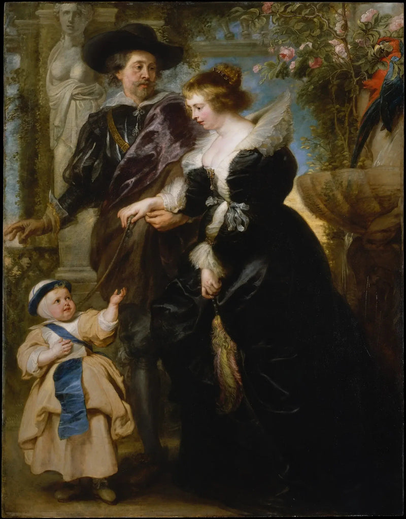 ルーベンス、彼の妻エレーヌ・フォルマン（1614-1673）と彼らの子供の一人 - ピーテル・パウル・ルーベンス