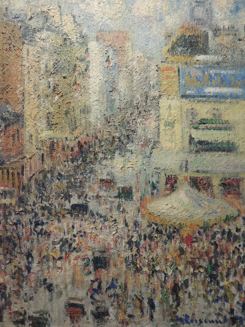 パリのクリニャンクール通り、1926年7月14日 - ギュスターヴ・ロワゾー