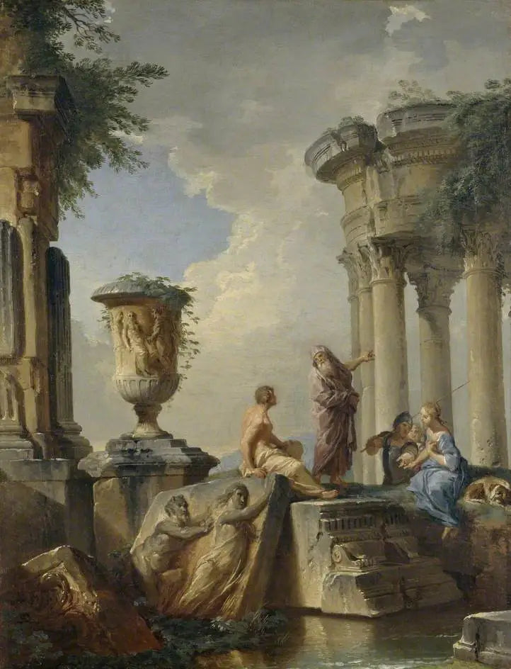 預言者と他の人物を描いた廃墟 - ジョバンニ・パオロ・パニーニ

Source:
Ruines avec un prophète et d'autres figures - Giovanni Paolo Panini
