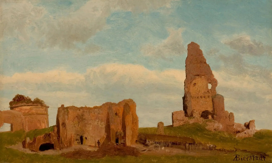 ローマの廃墟と田園風景 - アルバート・ビアスタット

Source:
Ruines, campagne romaine - Albert Bierstadt
