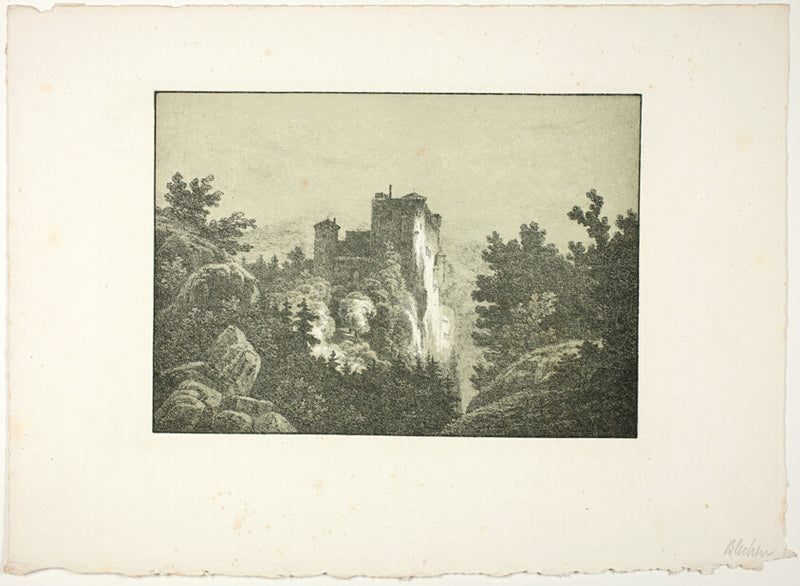 Ruines d’un château - Carl Blechen