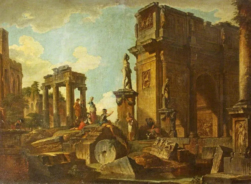 コンスタンティヌスの弓と古代遺跡 - ジョバンニ・パオロ・パニーニ

Source:
Ruines classiques avec l'arc de Constantin - Giovanni Paolo Panini
