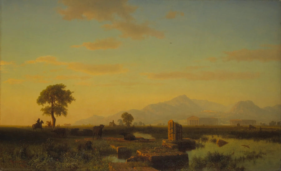 ペストゥムの遺跡 - アルバート・ビアシュタット

Source:
Ruines de Paestum - Albert Bierstadt