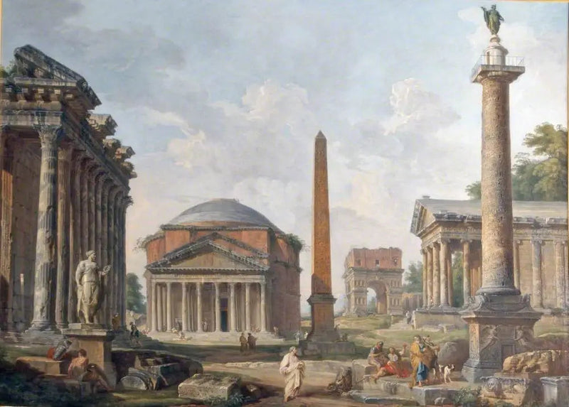 ローマの遺跡 - ジョバンニ・パオロ・パニーニ

Source:
Ruines de Rome - Giovanni Paolo Panini