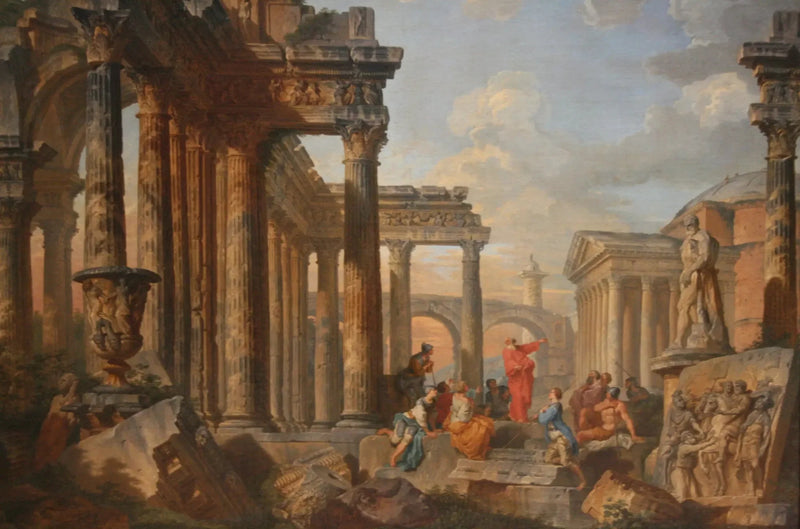ローマ遺跡と説教者 - ジョバンニ・パオロ・パニーニ

Source:
Ruines romaines avec un prédicateur - Giovanni Paolo Panini