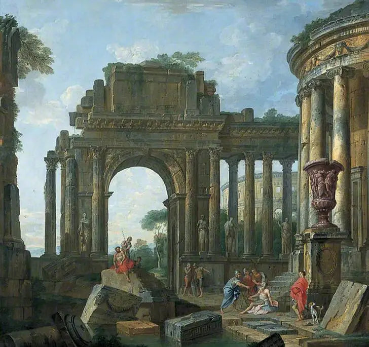 ローマ遺跡 - ジョバンニ・パオロ・パニーニ

Source:
ruines romaines - Giovanni Paolo Panini