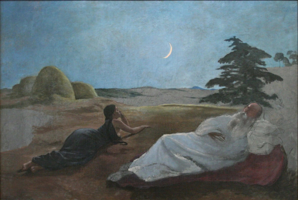 Ruth et Booz - Frédéric Bazille image 1 copie peinte à la main à l’huile