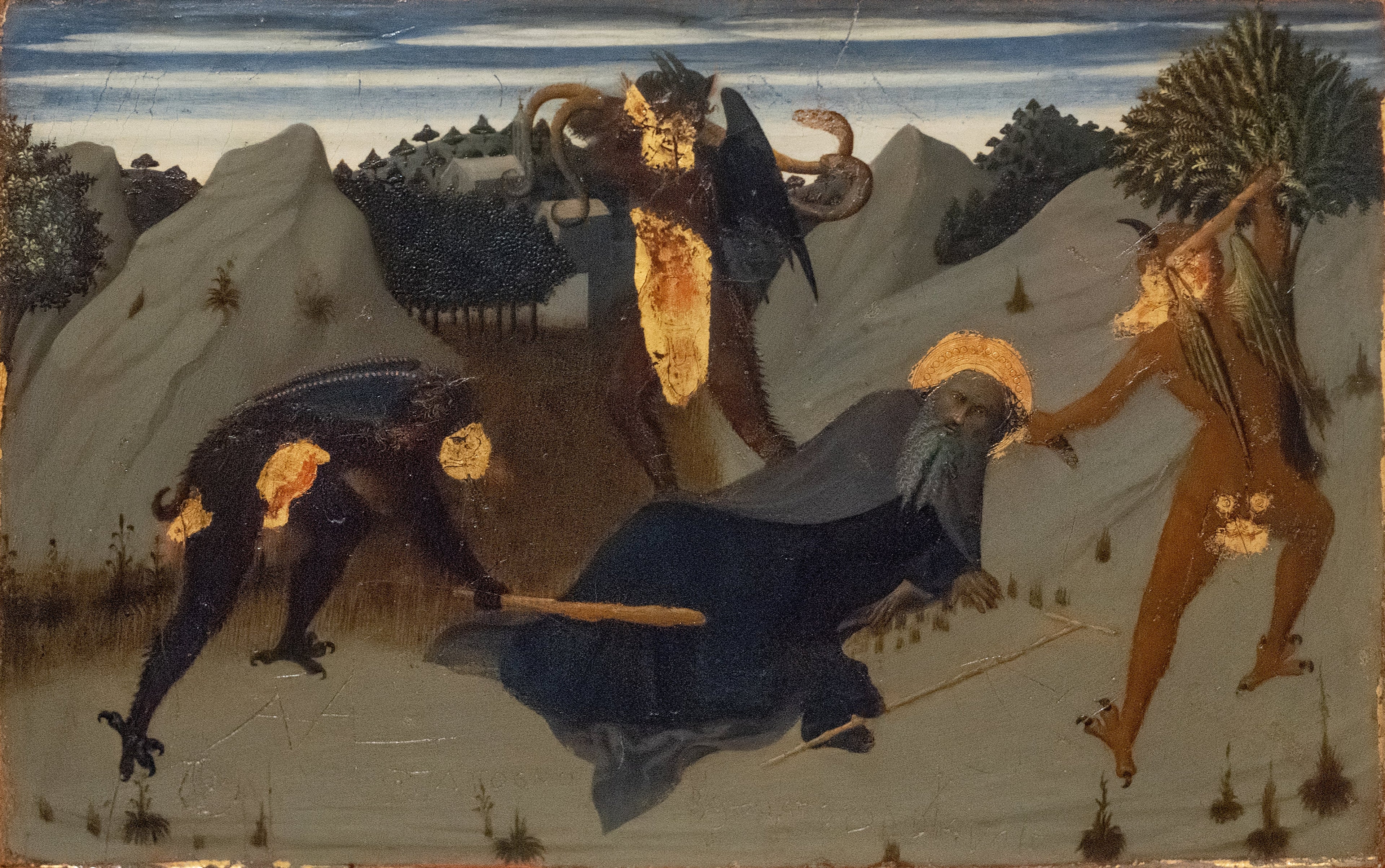 Saint Antoine persécuté par les Démons - Stefano di Giovanni (Sassetta) - Alpha Reproduction