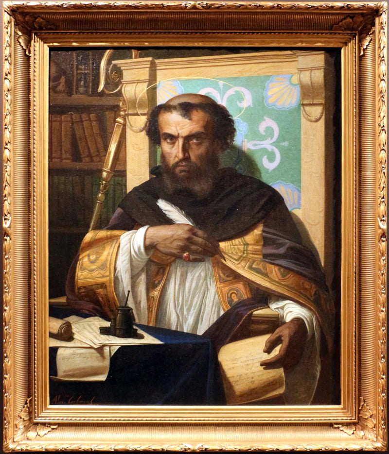 アウグスティヌス聖人の執務室で - アレクサンドル・カバネル

Source:
Saint Augustin dans son bureau - Alexandre Cabanel