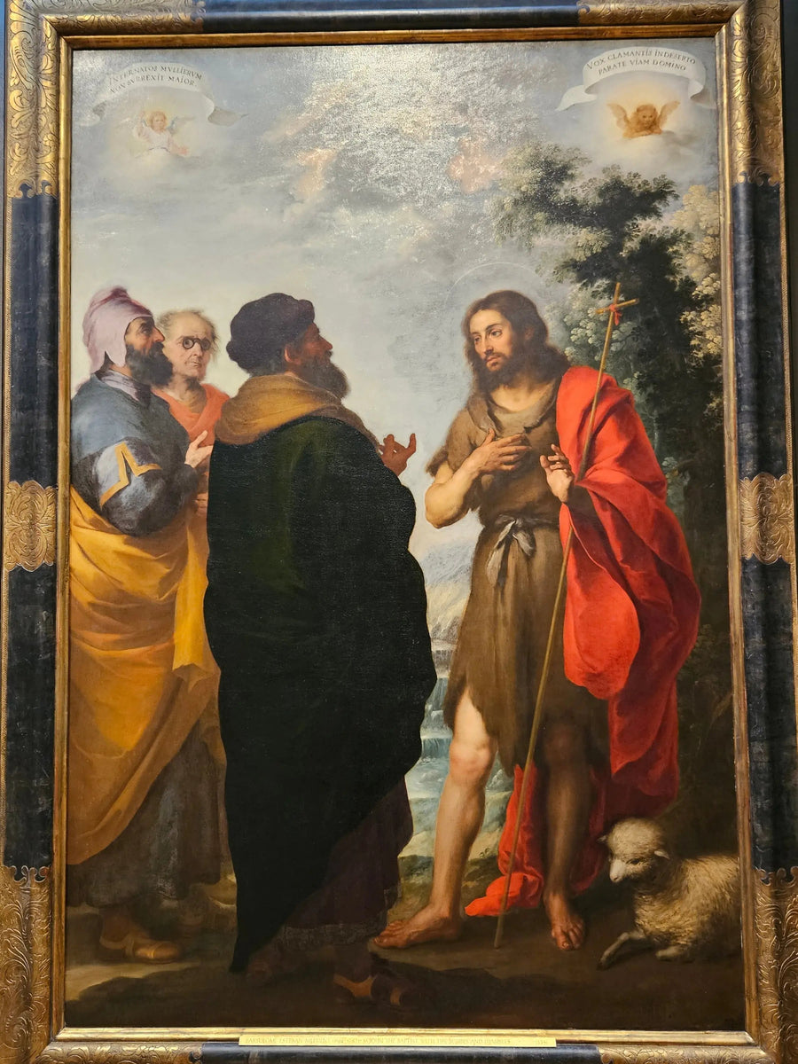 サン・ジャン＝バティストと書記者やファリサイ派の人々 - バルトロメ・エステバン・ムリリョ

Source:
Saint Jean-Baptiste avec les scribes et les pharisiens - Bartolomé Esteban Murillo
