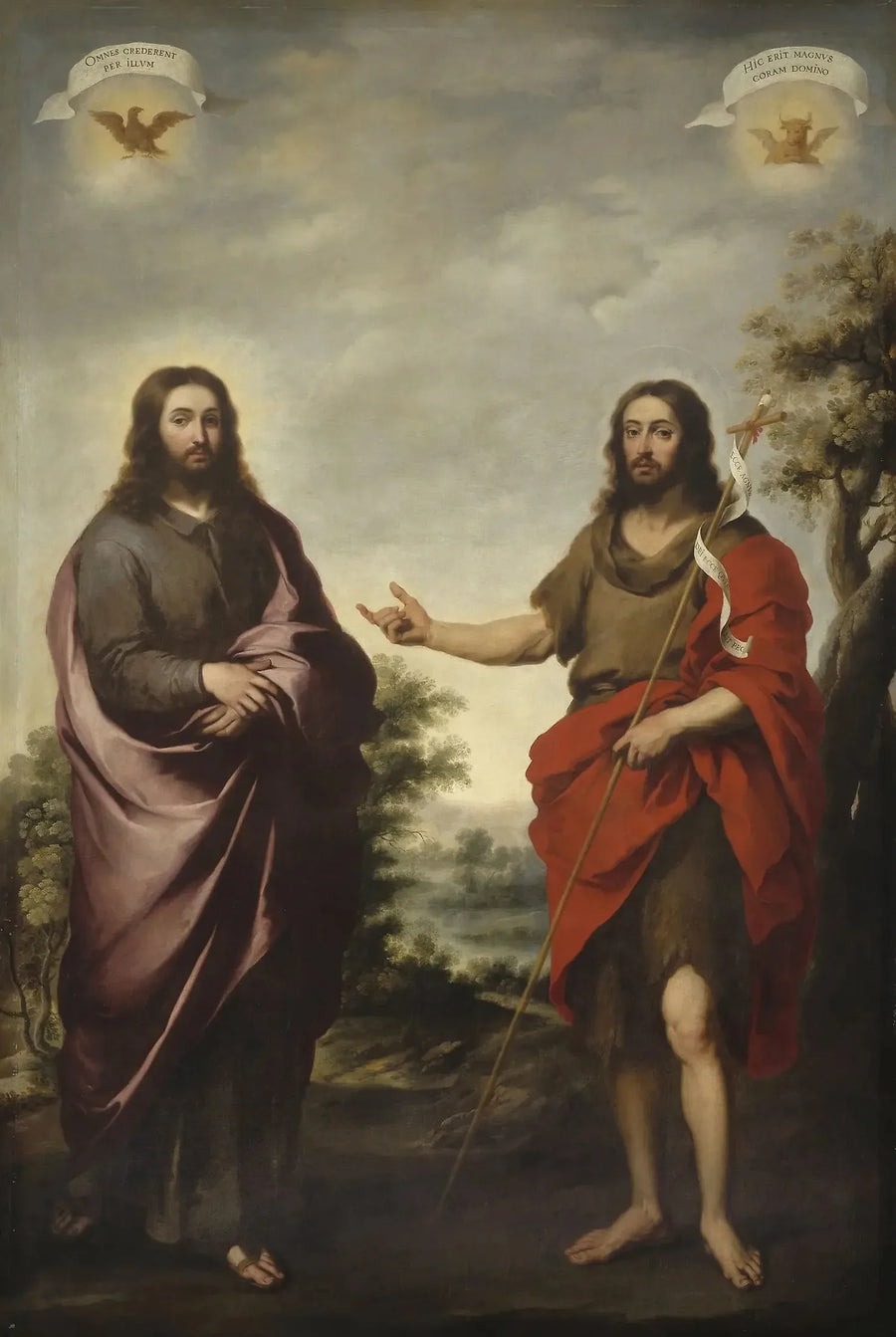 サン・ジャン＝バティストがキリストを示す - バルトロメ・エステバン・ムリーリョ

Source:
Saint Jean-Baptiste montrant le Christ - Bartolomé Esteban Murillo