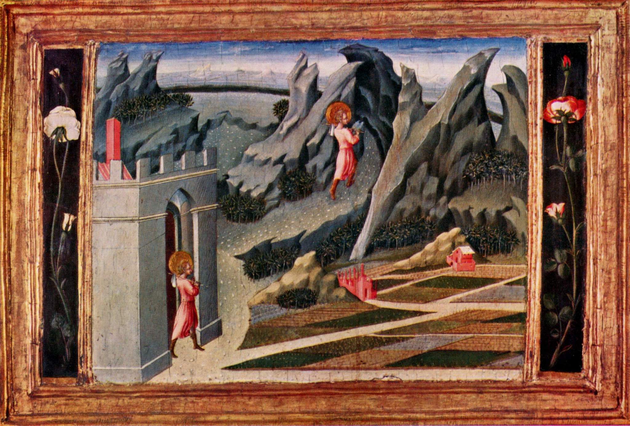 Saint Jean-Baptiste se retire dans le désert - Giovanni di Paolo - Alpha Reproduction
